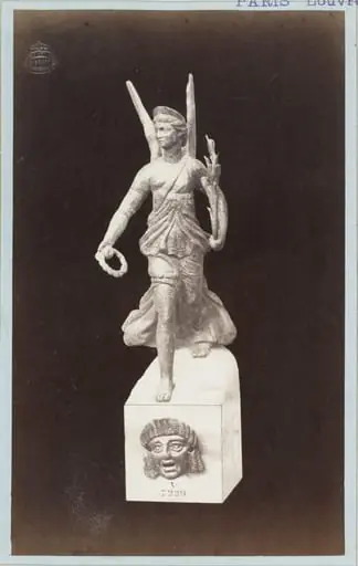 Bronze statuette (possibly of Victory?)