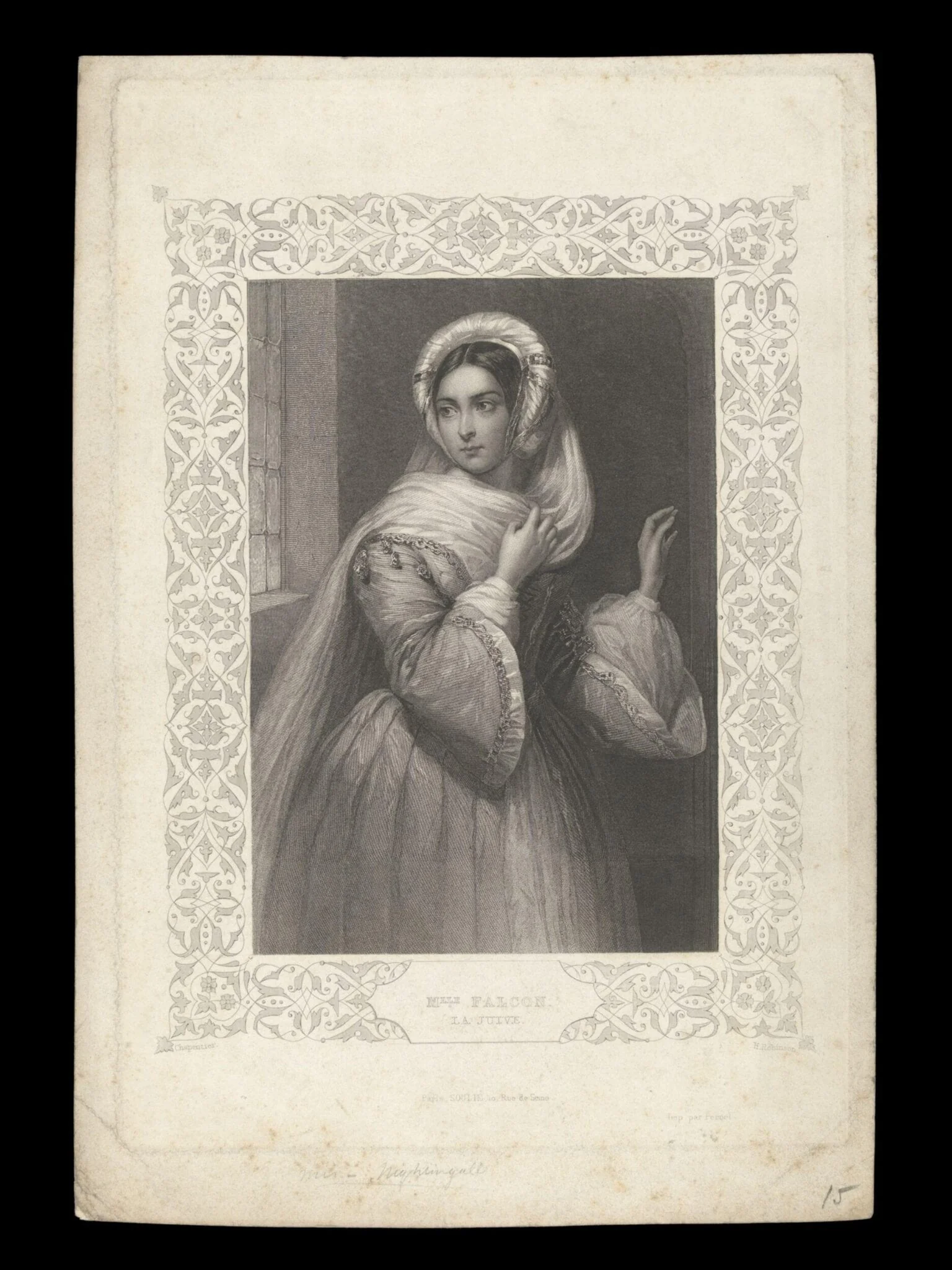 H Beard Print Collection, by Chapentier, 1850