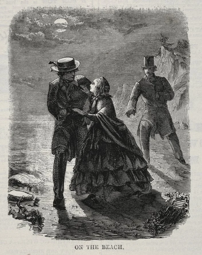 On the Beach, by Winslow Homer, 1860
