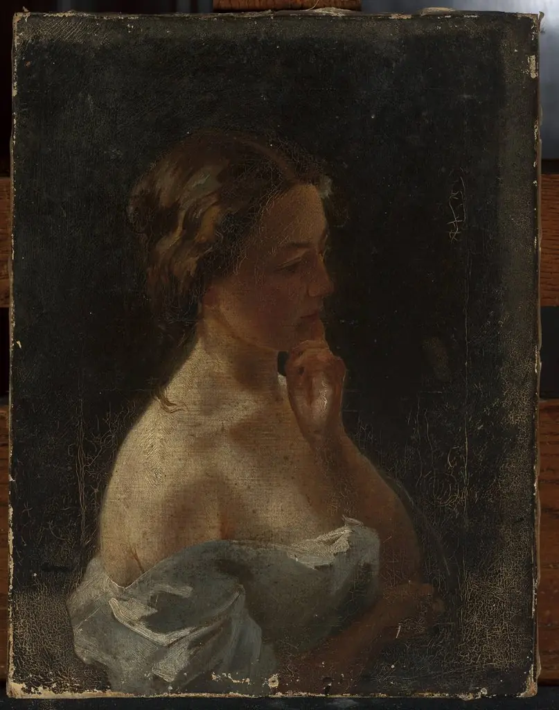 Study of a young woman