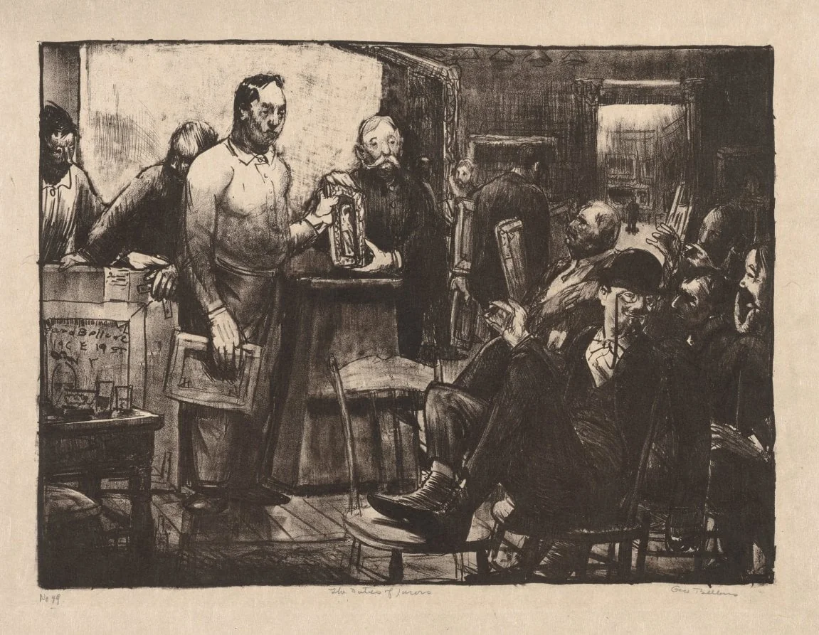 The Jury, by George Bellows, 1916