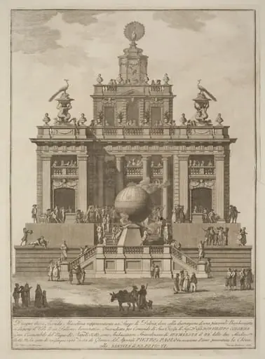 The Seconda Macchina for the Chinea of 1785: A Pleasure Palace with an Air Balloon