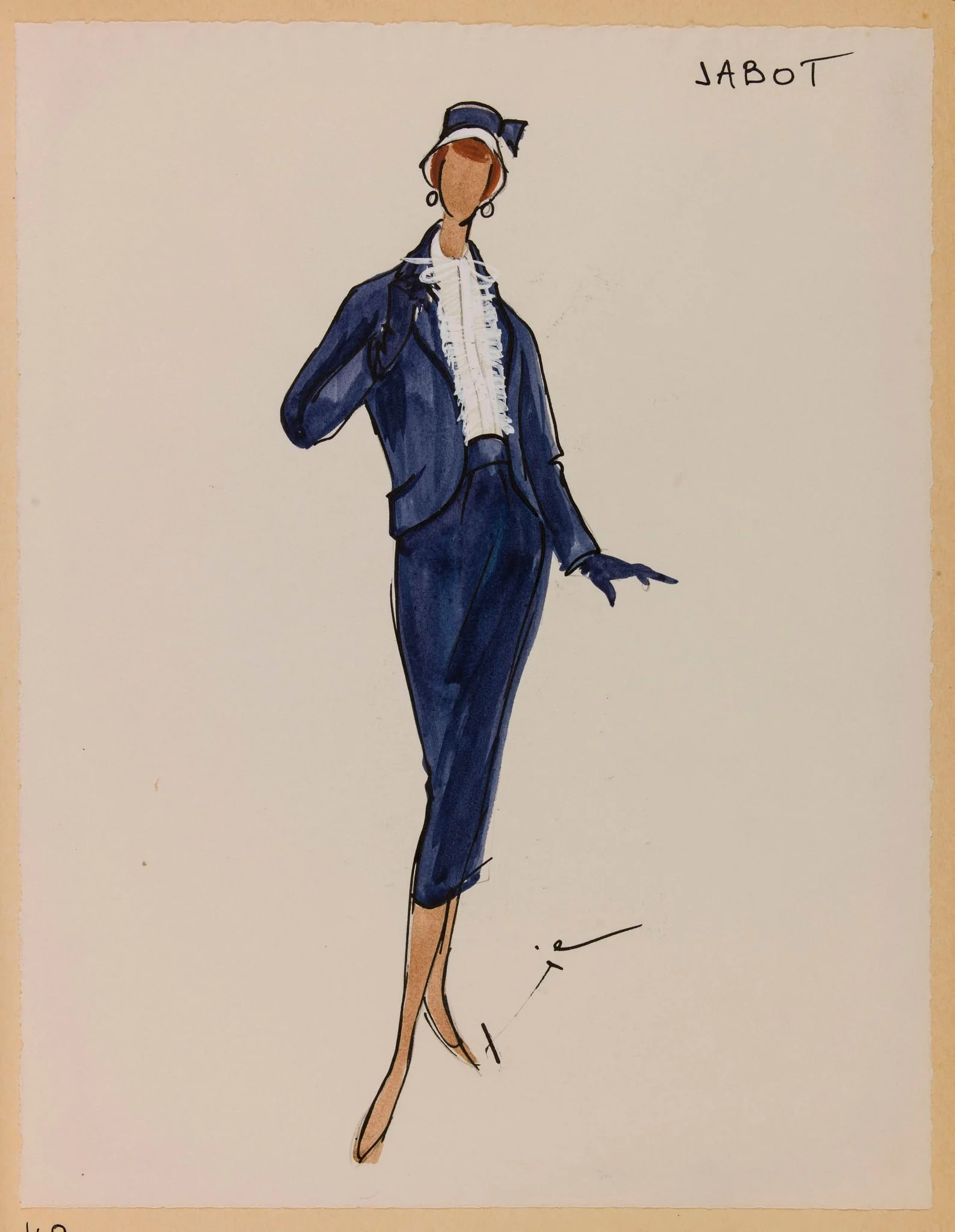 Jabot, by Marie-Louise Carven, 1956