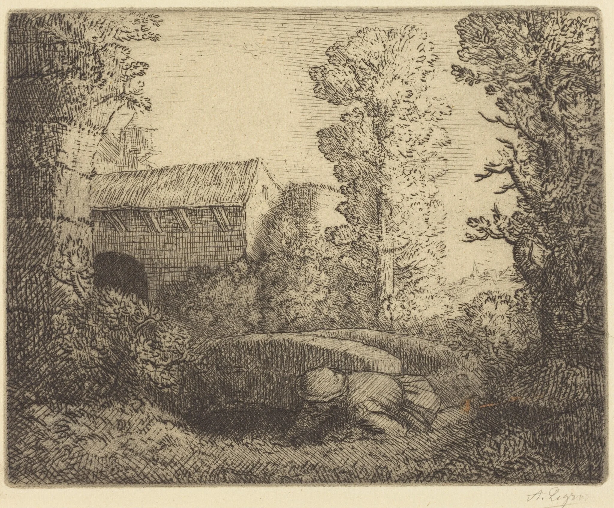 Bridge at the Mill (Le pont du moulin)