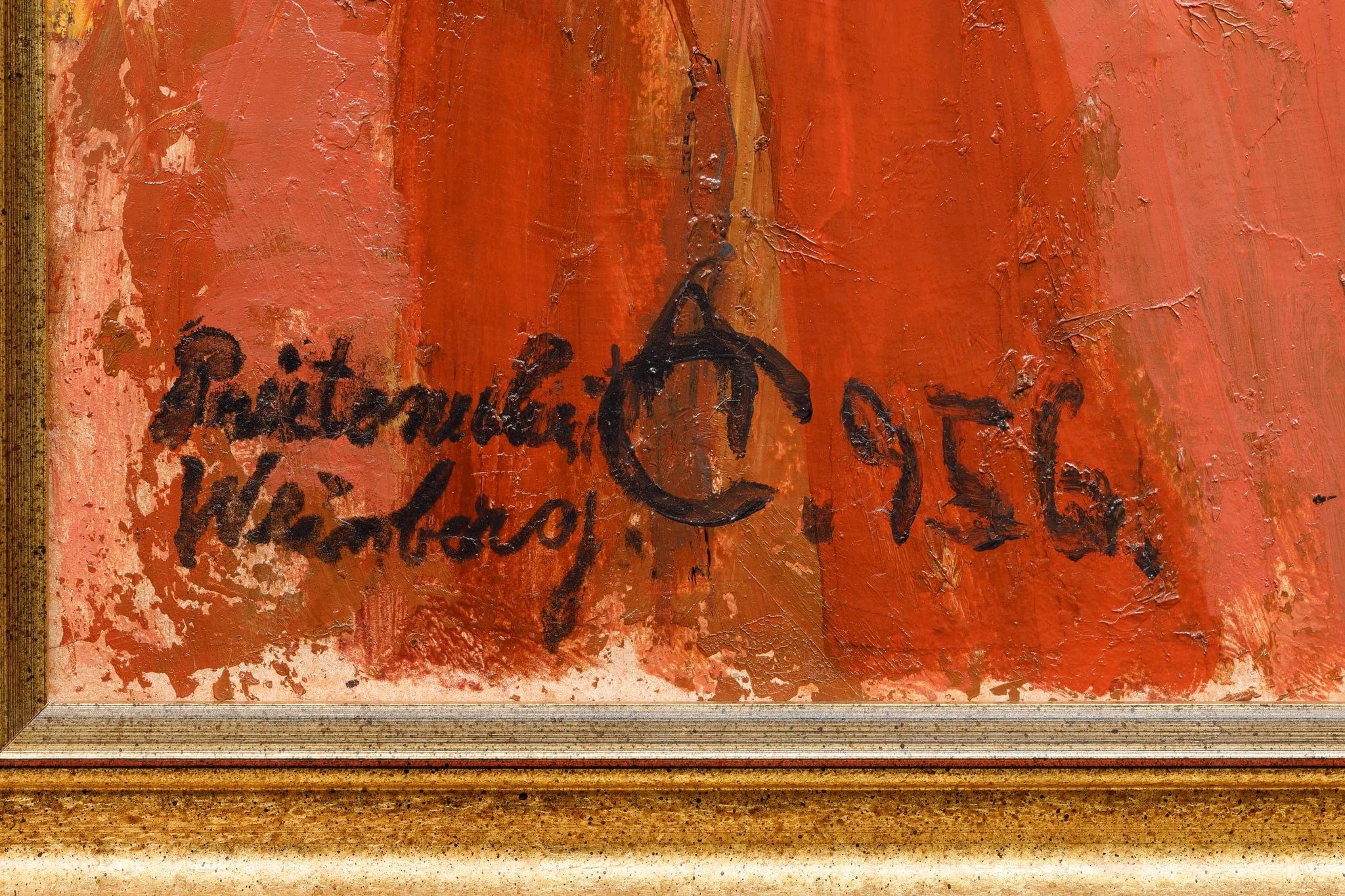 Portretul colecționarului M.M. Weinberg – Omul cu pipă, by Alexandru Ciucurencu, 1956