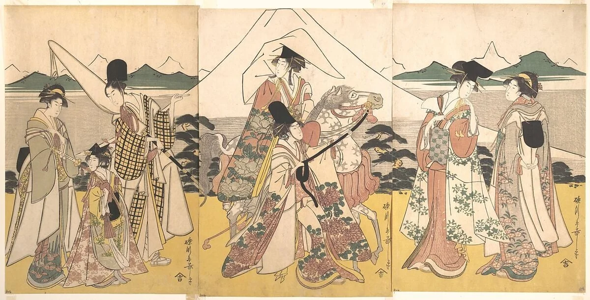 Untitled, by Rekisentei Eiri, ink, 1783