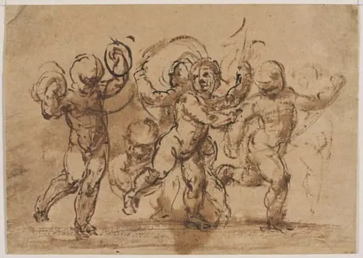 Boys running