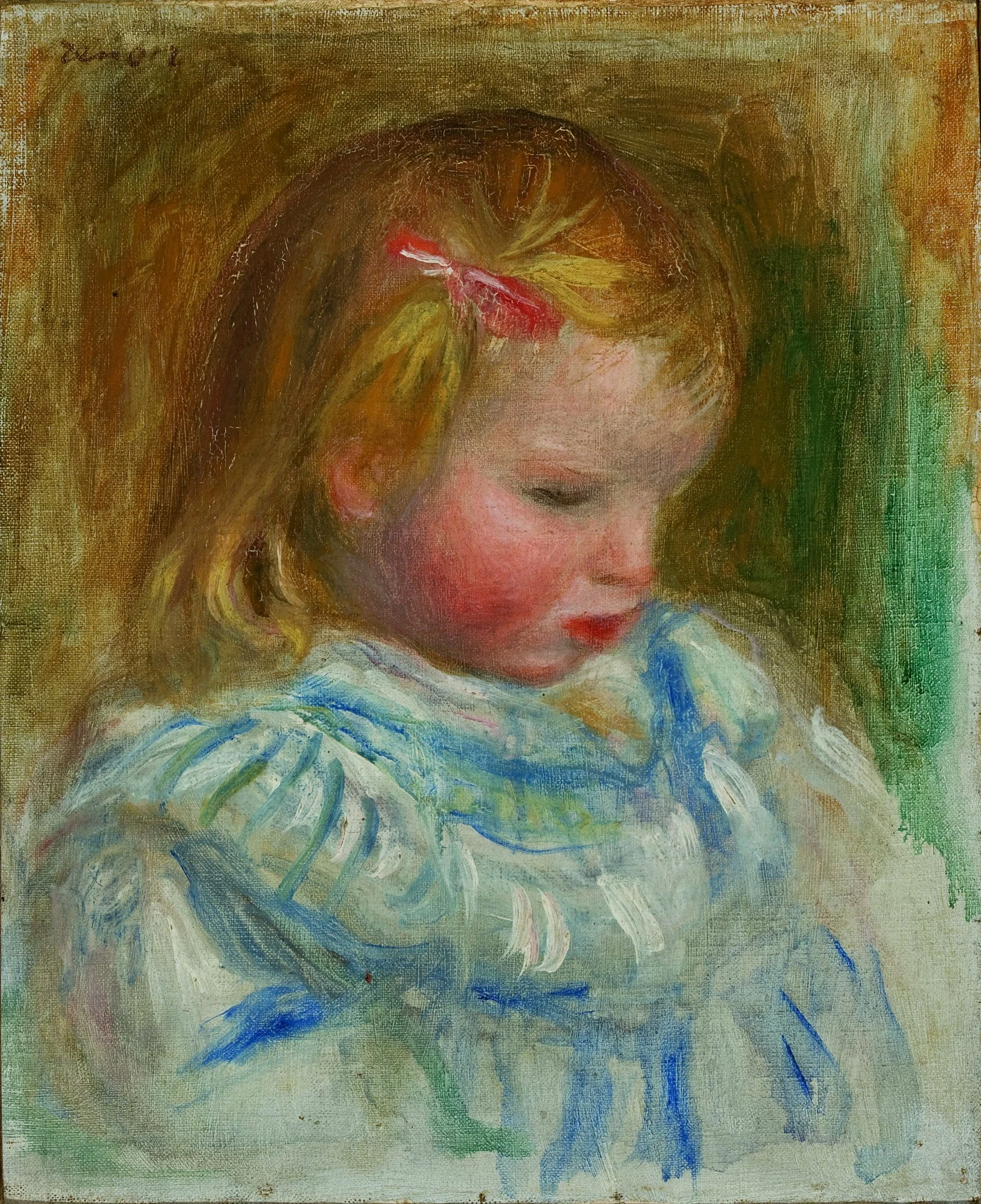 Portrait of Coco, by Auguste Renoir, oil, 1903
