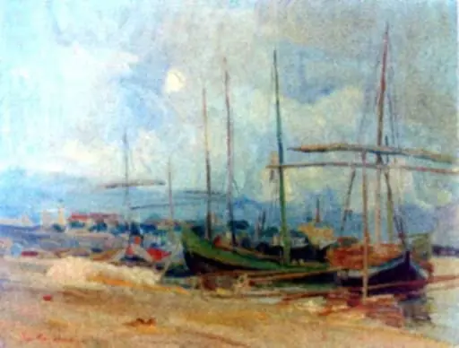 Corăbii în port