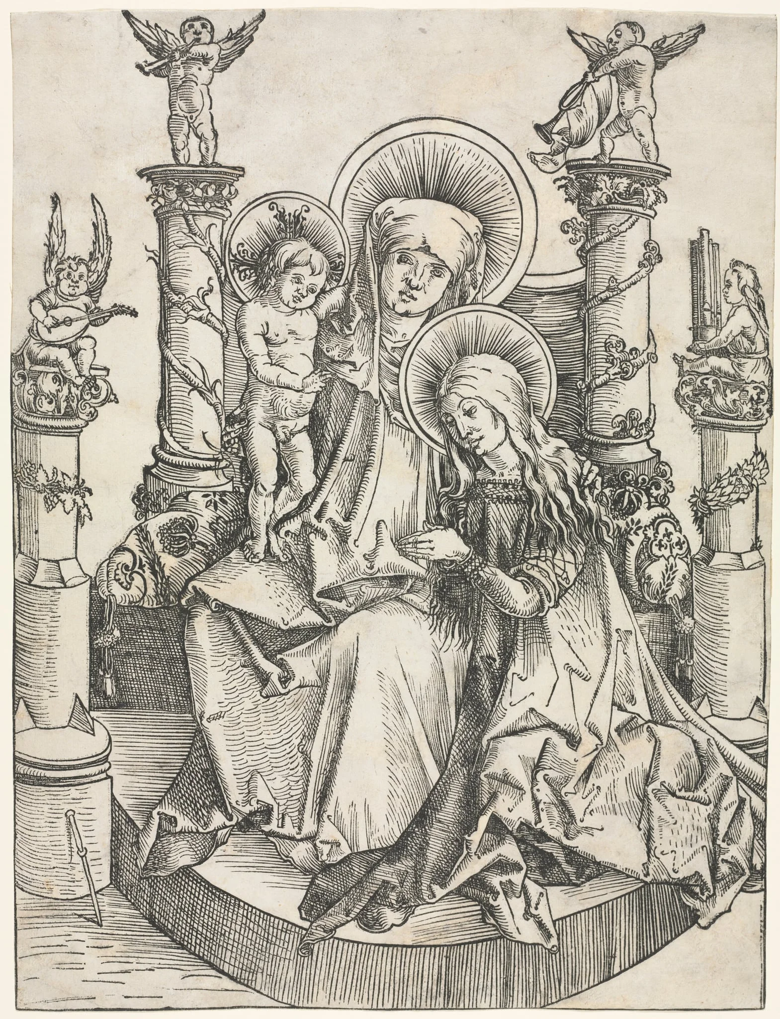 St. Anne, the Virgin and Christ Child, by Hans Wechtlin, 1505