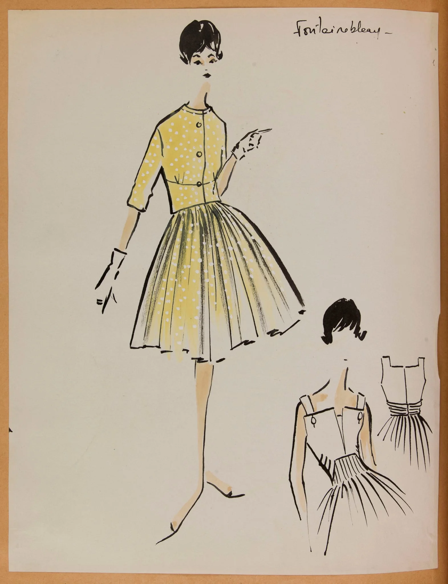 Fontainebleau, by Marie-Louise Carven, 1958