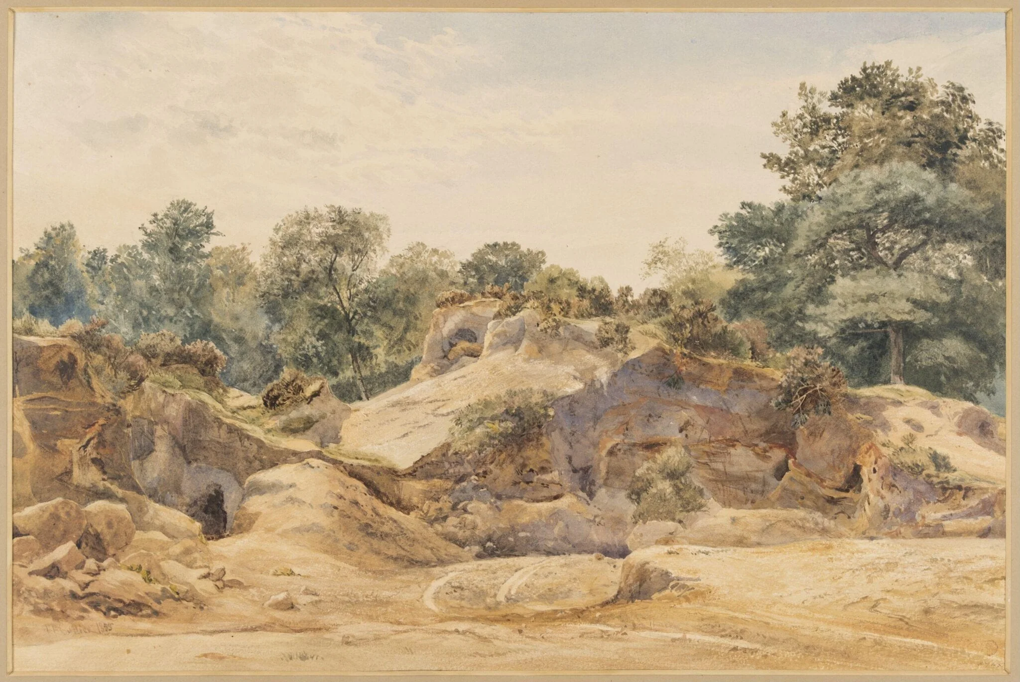 Gravel Pit at Hampstead, 1855