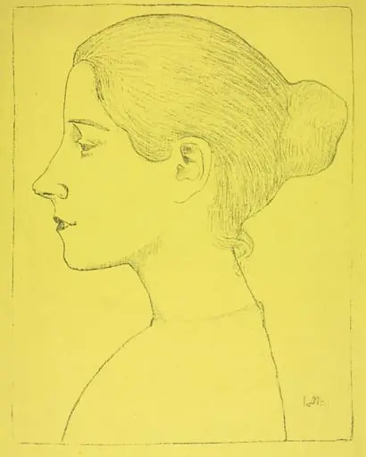 Portrait of a Young Woman (Profil de jeune fille)