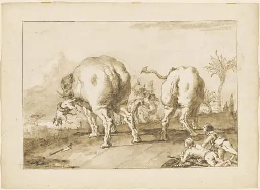 Two Rampaging Elephants