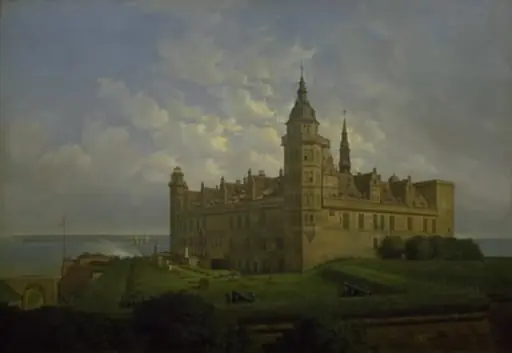 Kronborg set fra nordbastionen