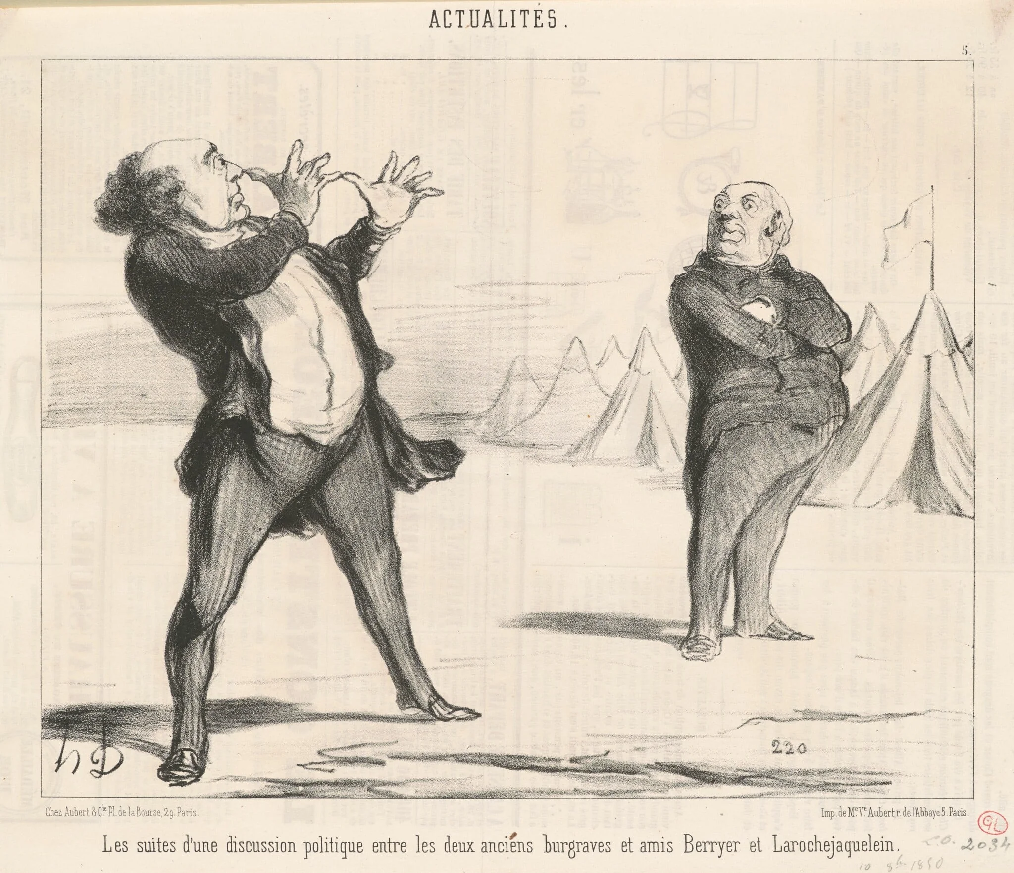 Les suites d'une discussion politique ...