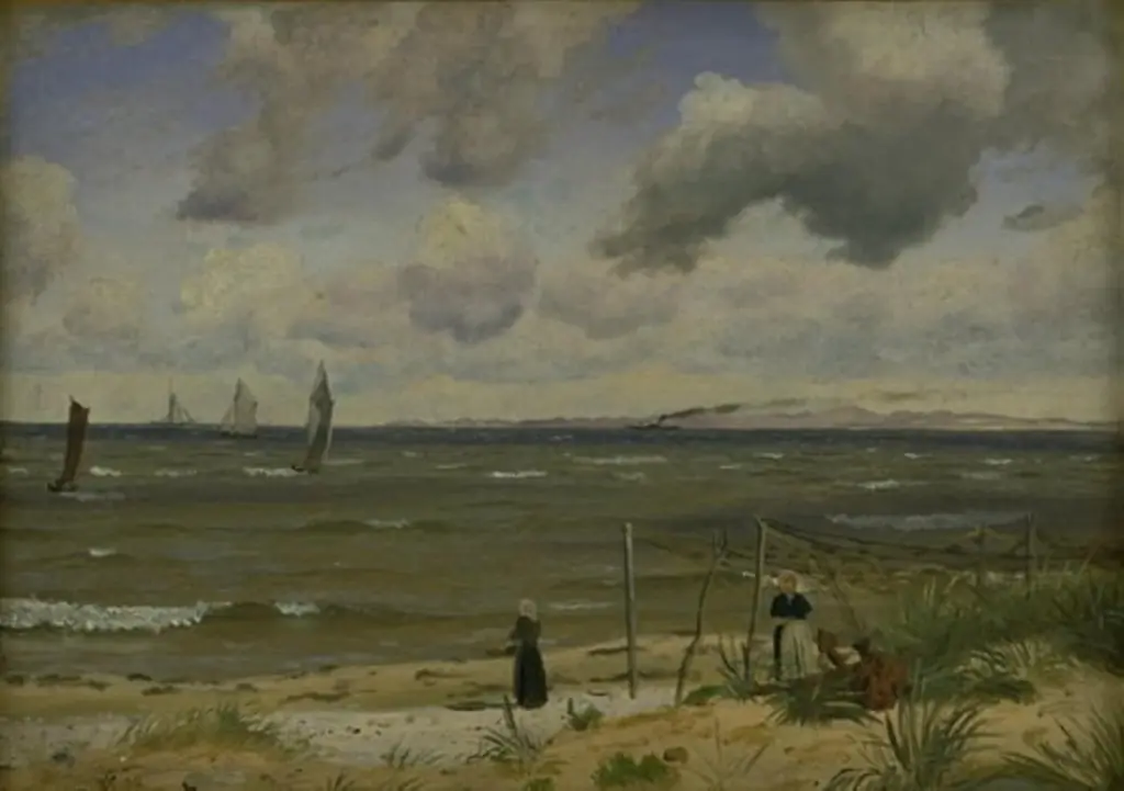 Hornbæk Strand in the North of Sealand