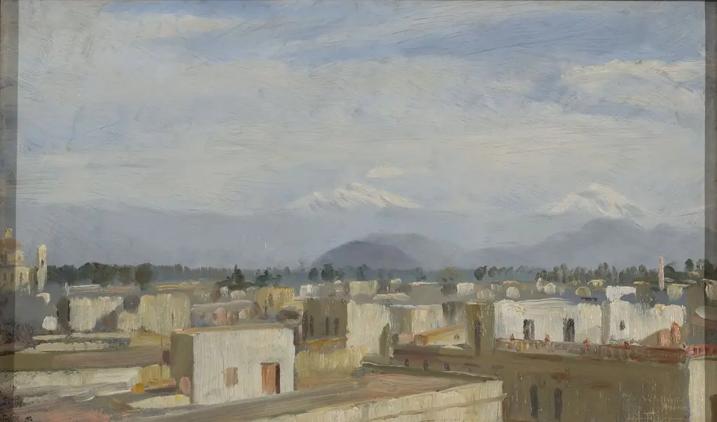 View of the Capital of Mexico