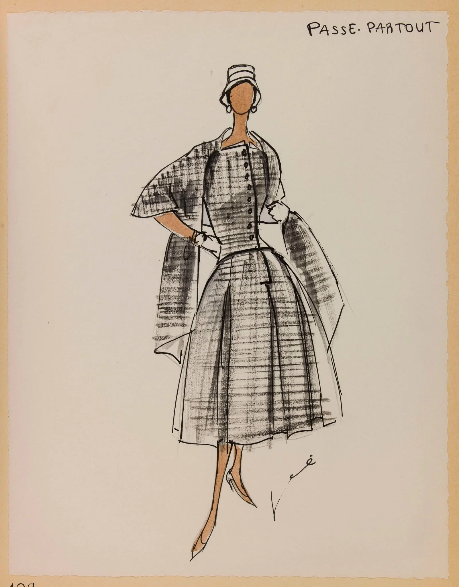 Passe-partout, by Carven, 1956