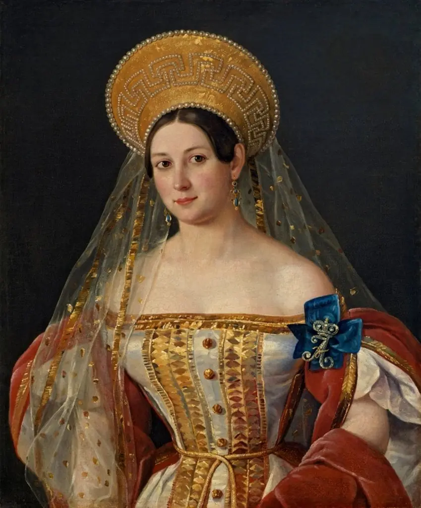Portrait of the Lady-in-Waiting Sofia Orlova-Denisova (?)