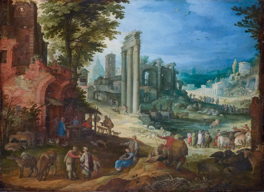 Roman Ruins Landscape