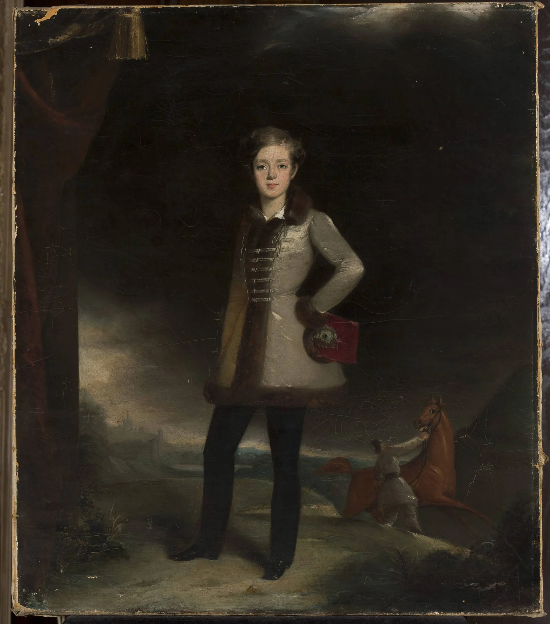 Childhood portrait of Adam Potocki