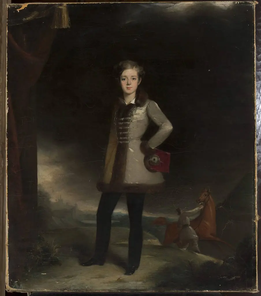 Childhood portrait of Adam Potocki