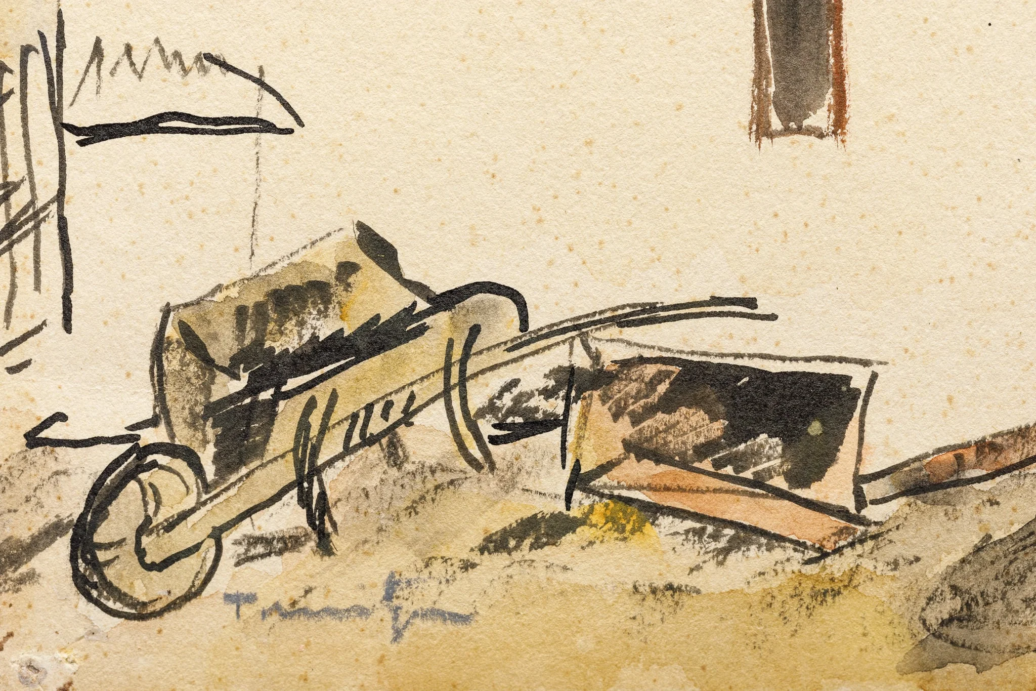 Curte la Mangalia, by Nicolae Tonitza, unspecified, 1918