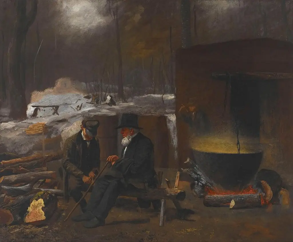 At the Camp—Spinning Yarns and Whittling