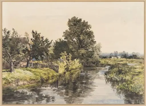Millpond and Cottage