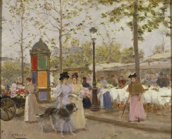 Primavera (Francesc Miralles), by Francisco Miralles Galup, oil, 1884