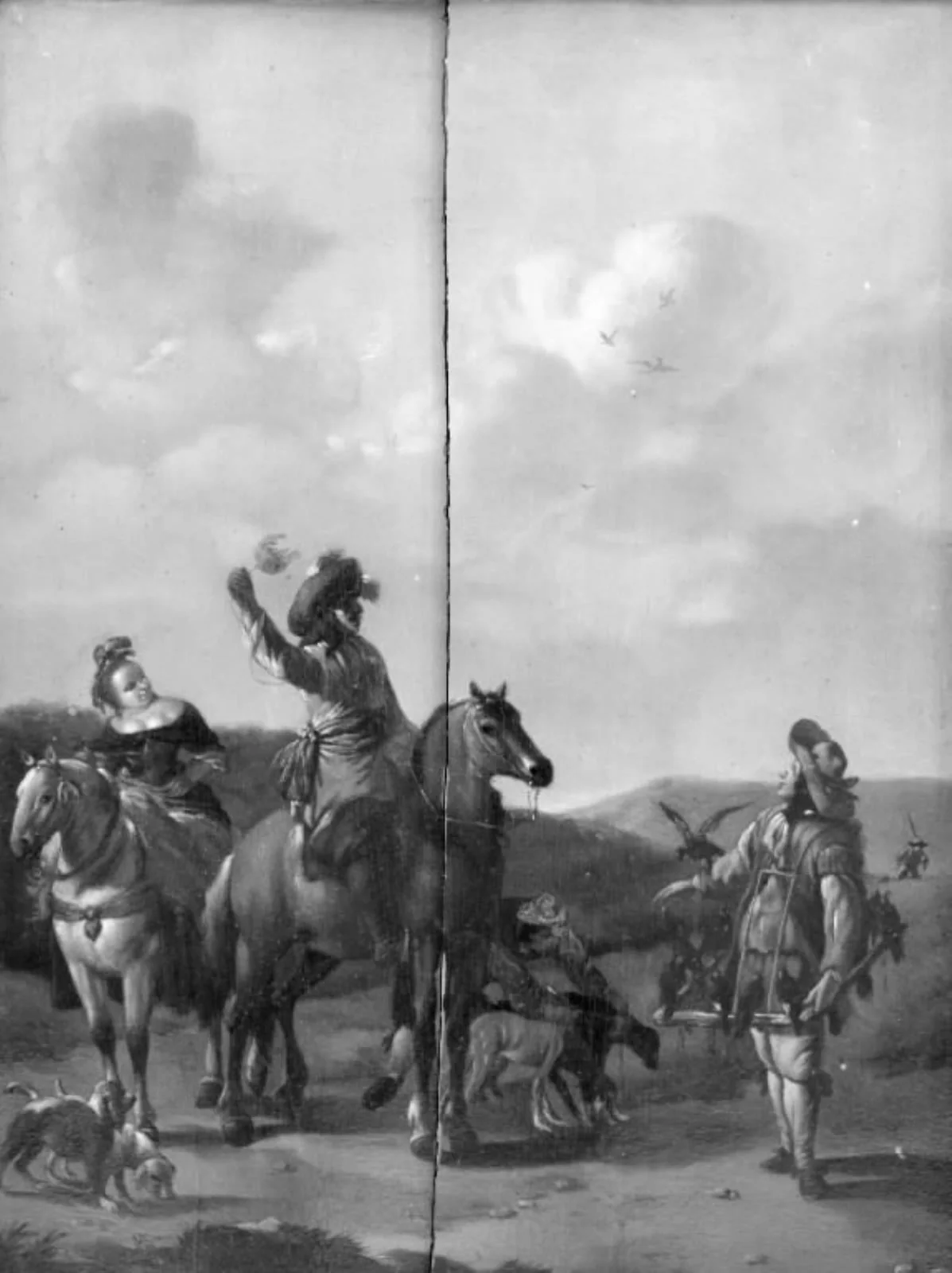 Hunters, by Unknown, 1742