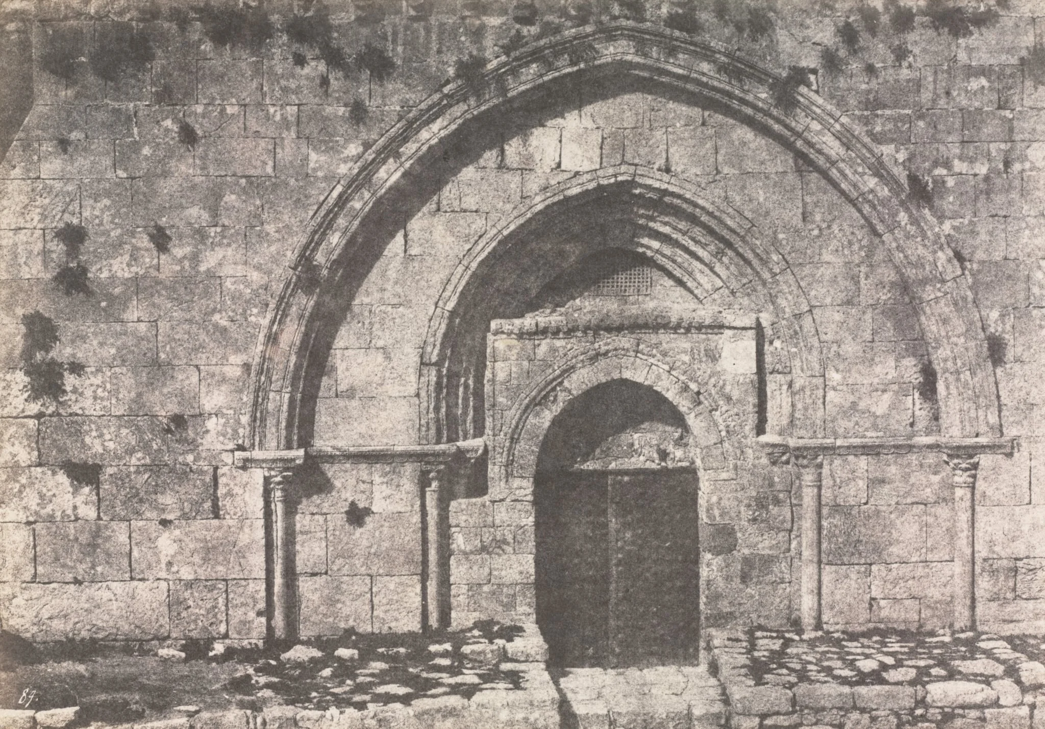 Tomb of the Virgin, Jerusalem, by Auguste Salzmann, 1854
