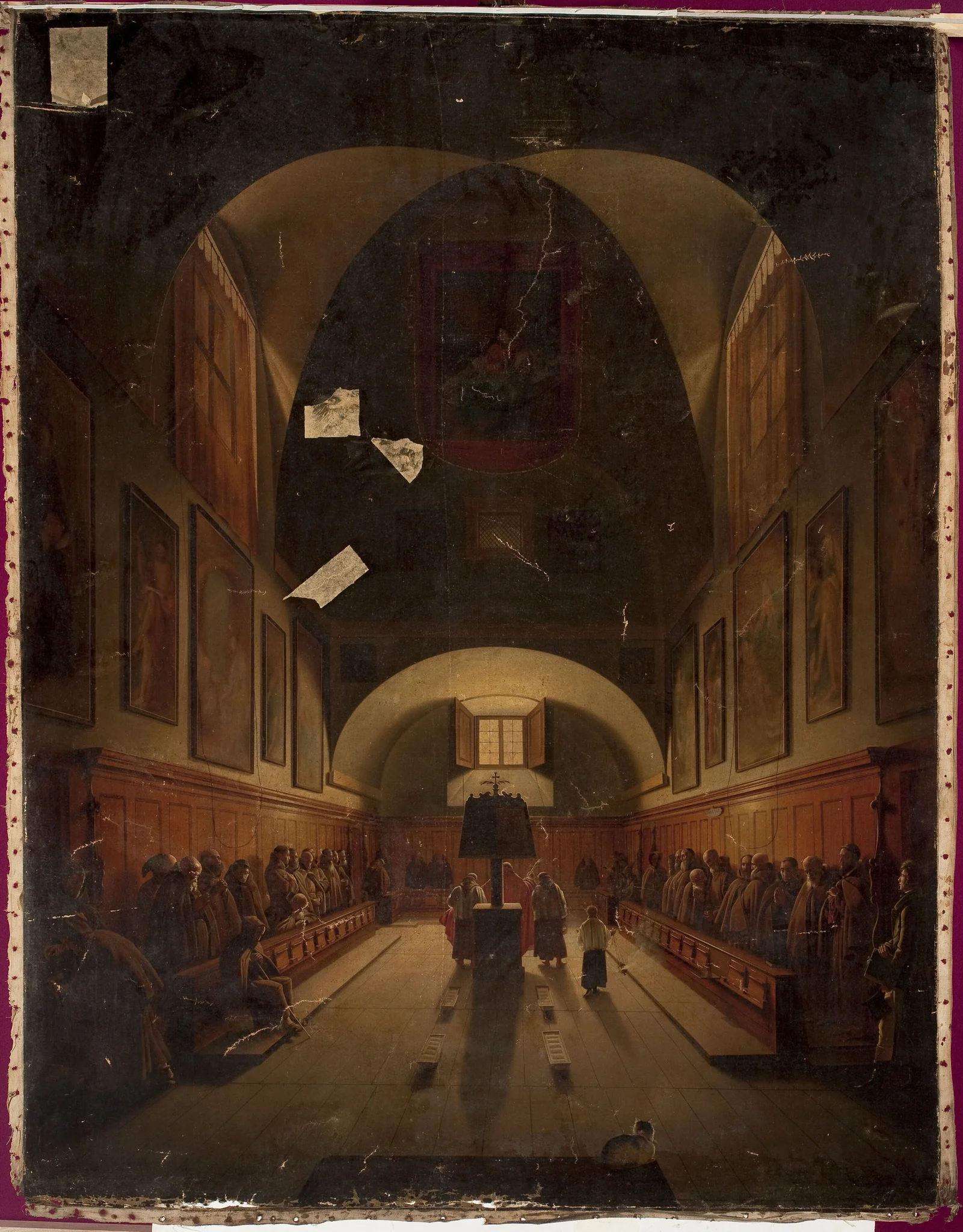 Choir in the Capuchin church in Rome