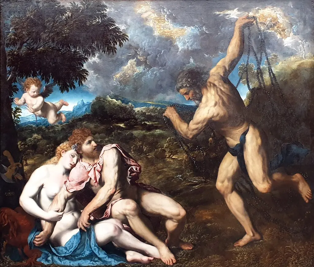 Mars and Venus, surprised by Vulcan
