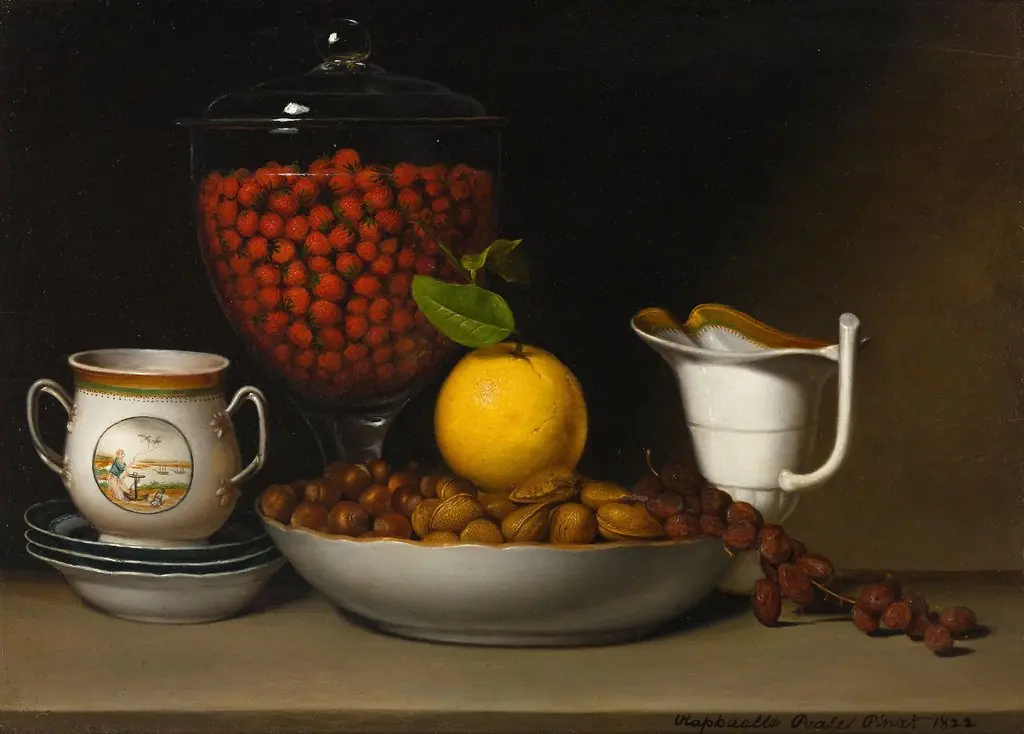 Still Life - Strawberries, Nuts, &c.