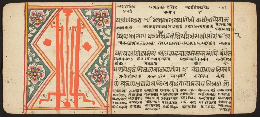 Tantric Manuscript "Sangrahani Sutra"