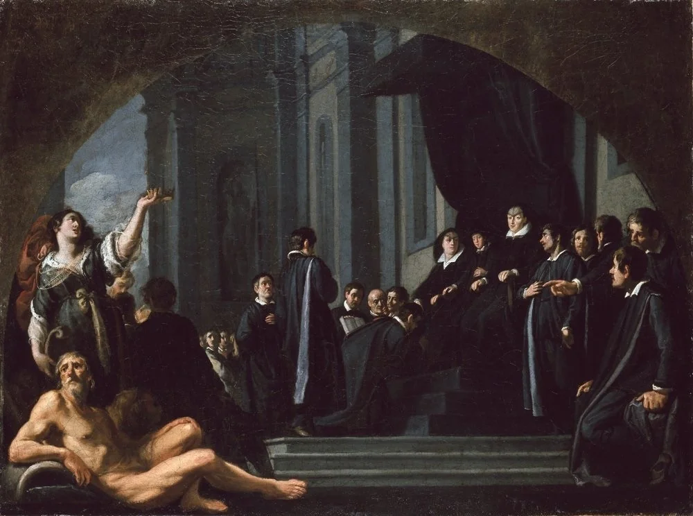 The Senators of Florence swearing Allegiance to Ferdinando II de' Medici, by Justus Sustermans, oil, 1623