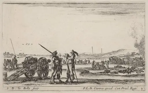 Officer Giving Orders to a Sentinel