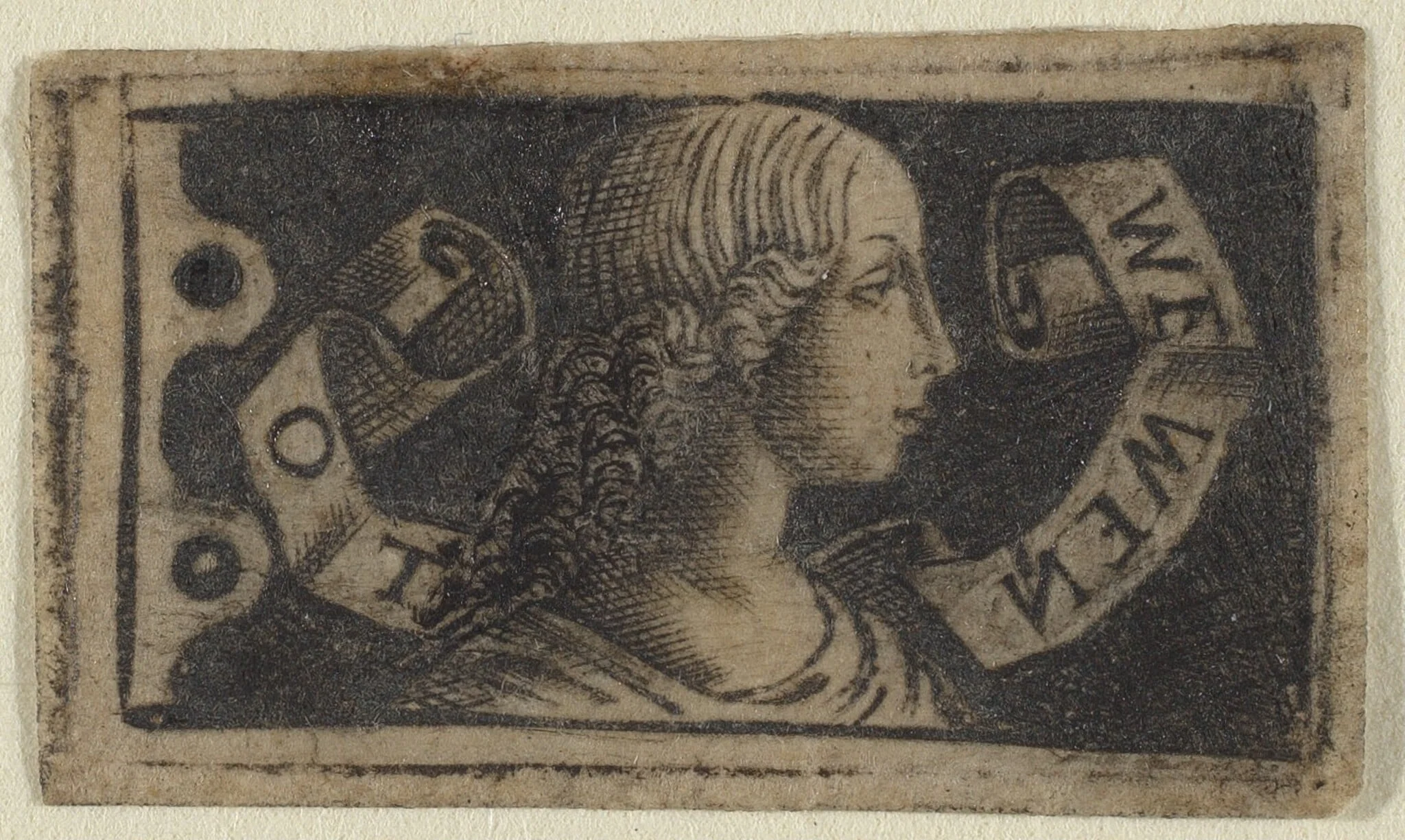 Head of a Girl with Curly Hair, by Francesco Francia, 1490