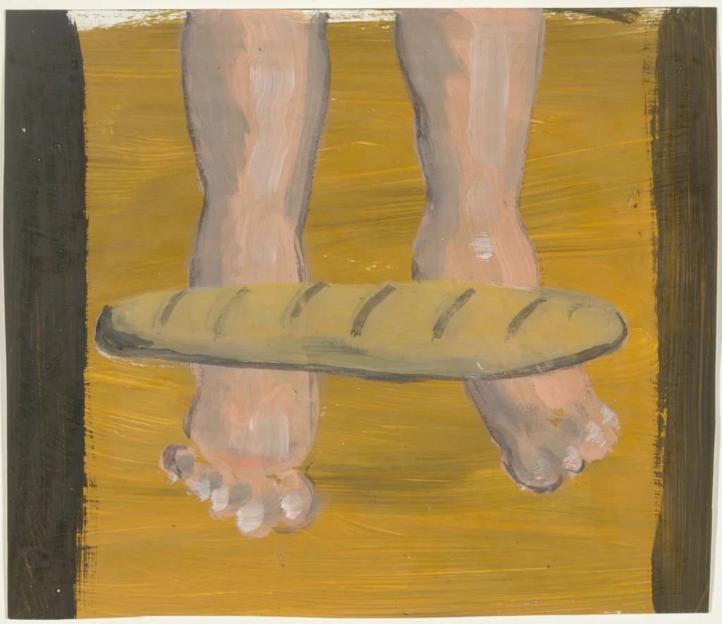 Untitled, by Rosemarie Trockel, acrylic, 1984