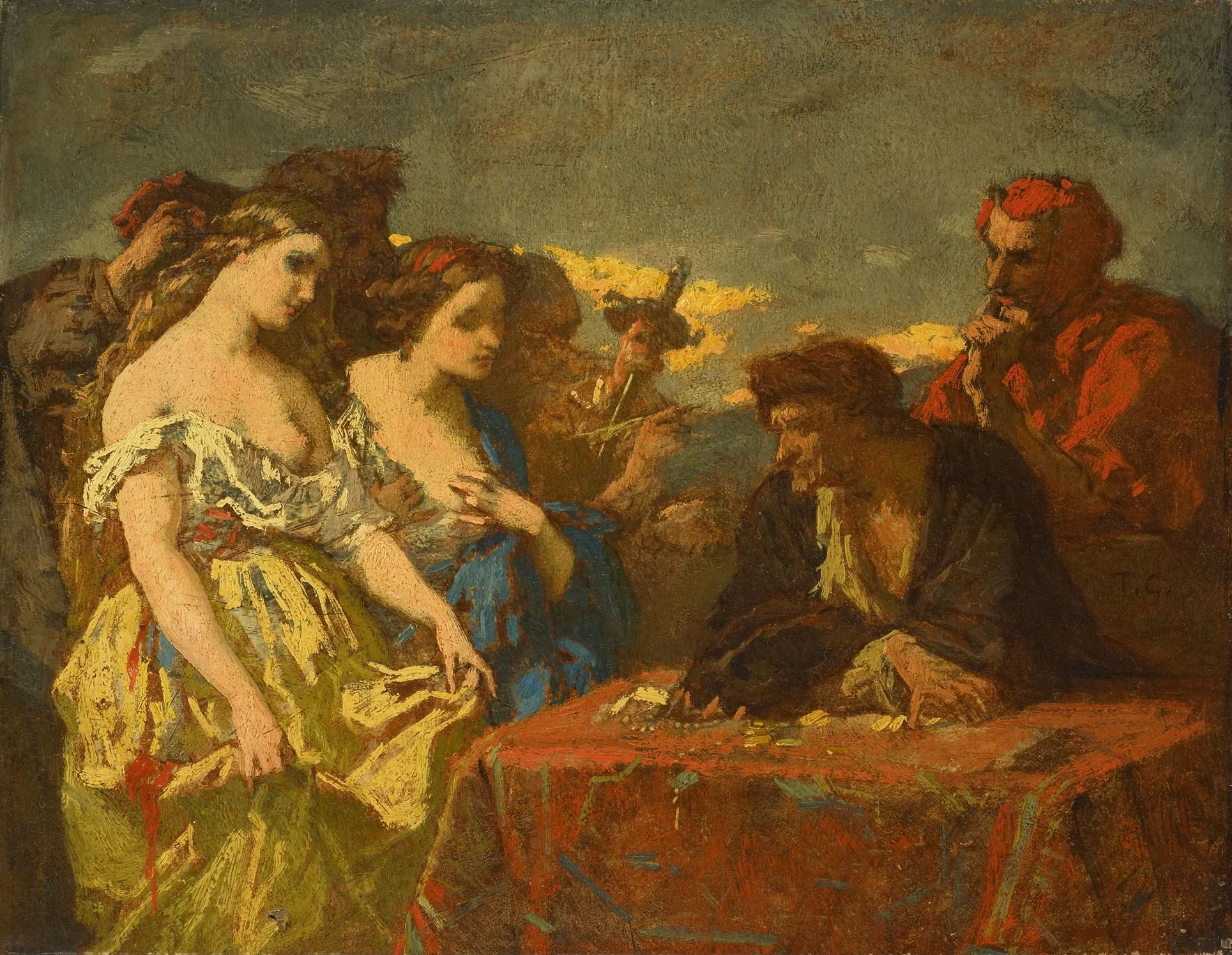 Lust for Gold, by Thomas Couture, oil, 1844