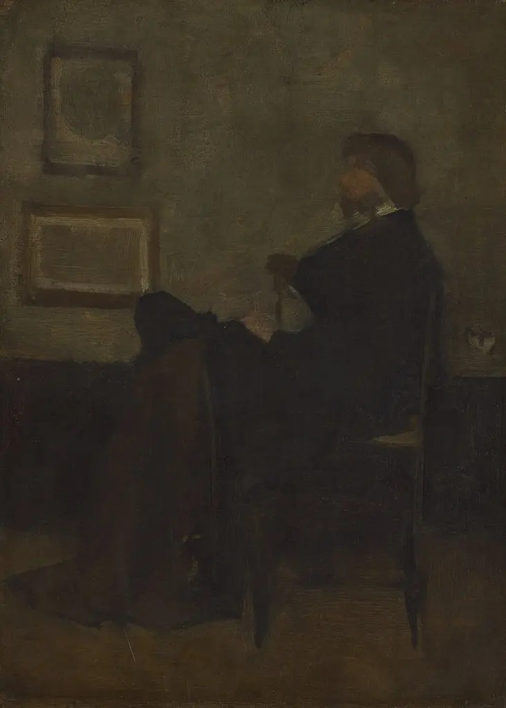Study for "Arrangement in Grey and Black, No. 2: Thomas Carlyle"