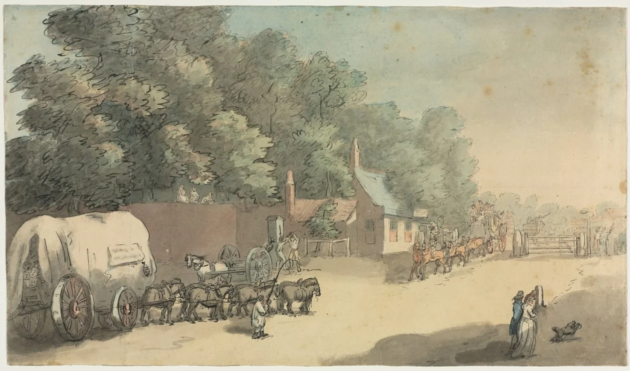 The Turnpike Gate, by Unknown, 1704