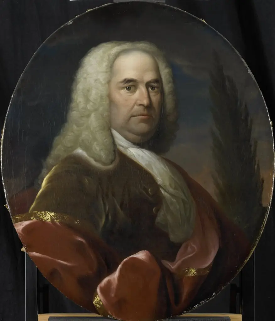 Portrait of Hugo du Bois, Director of the Rotterdam Chamber of the Dutch East India Company, elected 1734