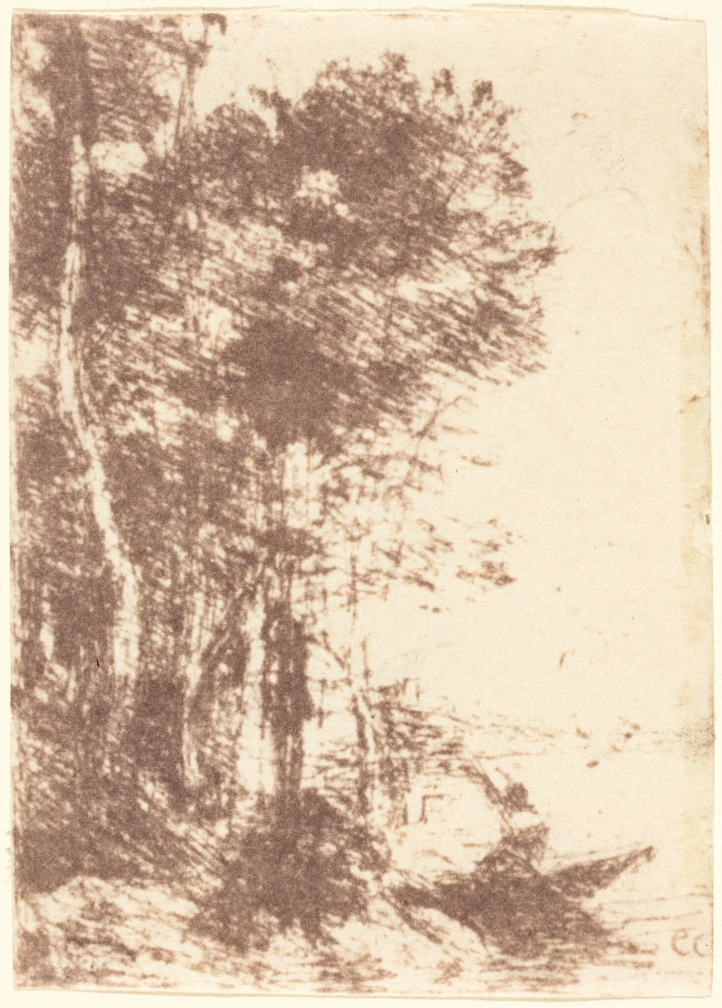 Souvenir of Fampoux (Souvenir de Fampoux), by Jean Baptiste Camille Corot, 1854