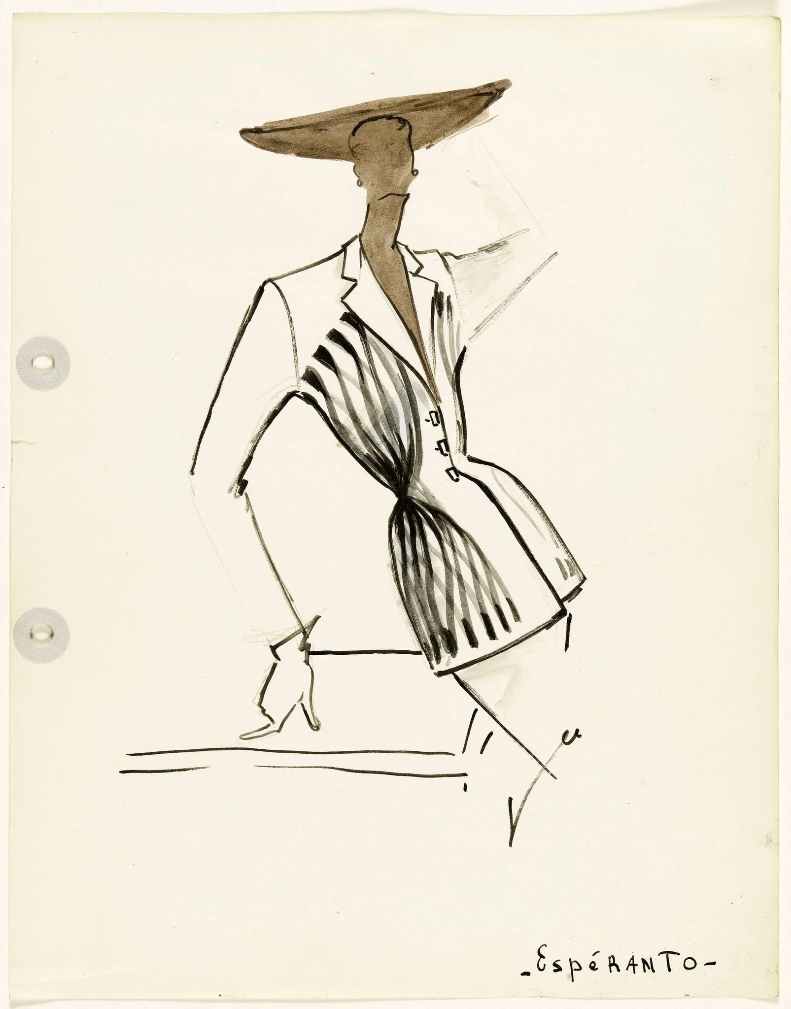 Esperanto, by Carven, 1951