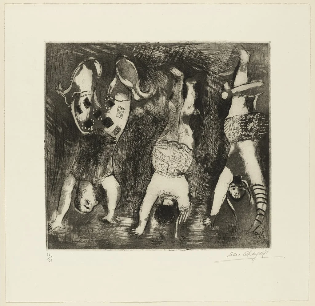 Untitled, by Marc Chagall, ink, 1926