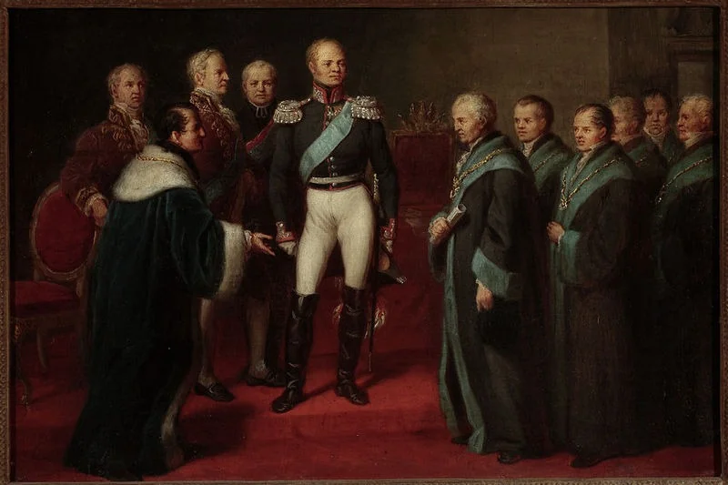 The erection act of the University of Warsaw granted by Tsar Alexander I