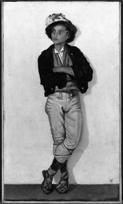 Italian Peasant Boy, by Hamilton H. Wild, oil, 1866